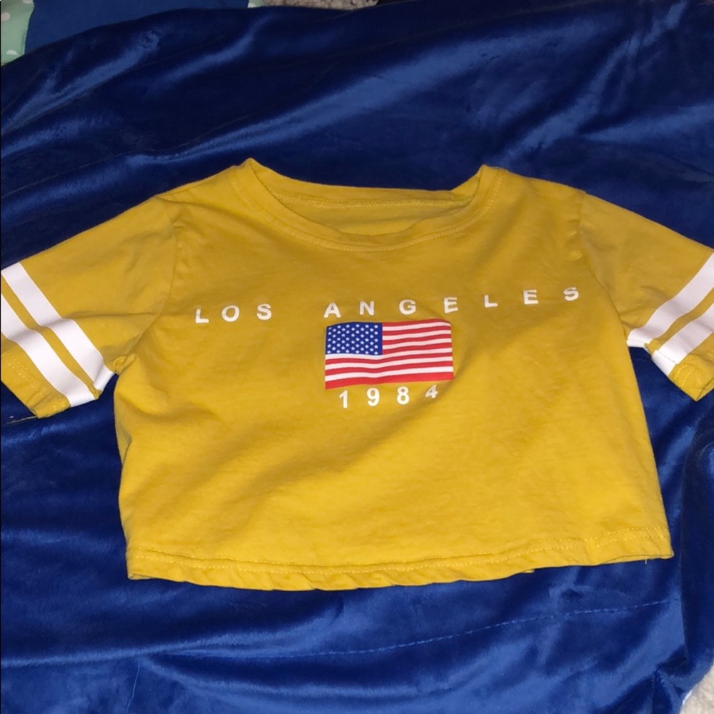 ZAFUL Los Angeles cropped shirt